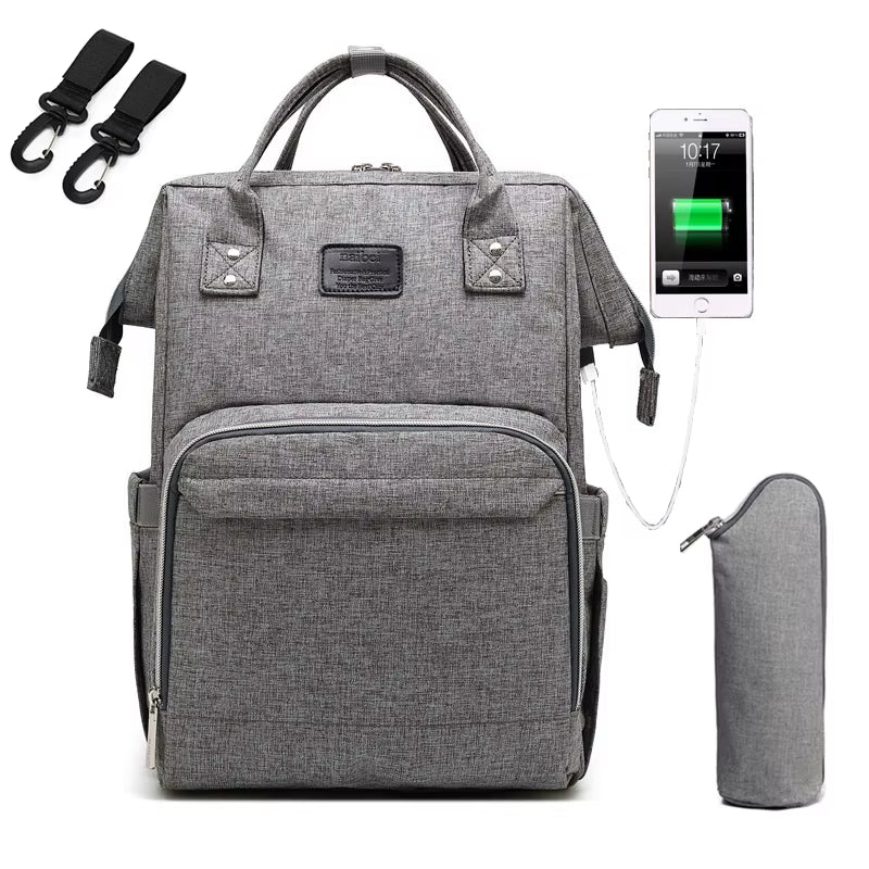Sac à langer avec port USB