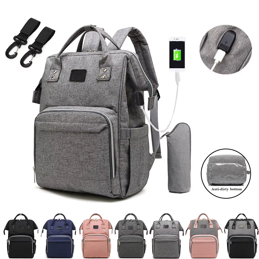 Sac à langer avec port USB