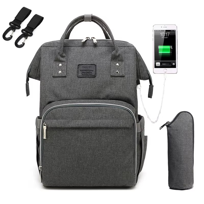 Sac à langer avec port USB